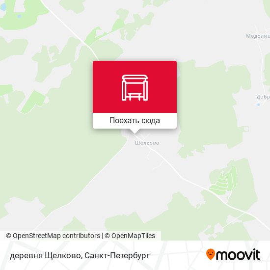 Карта деревня Щелково