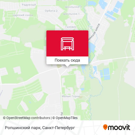 Карта Ропшинский парк