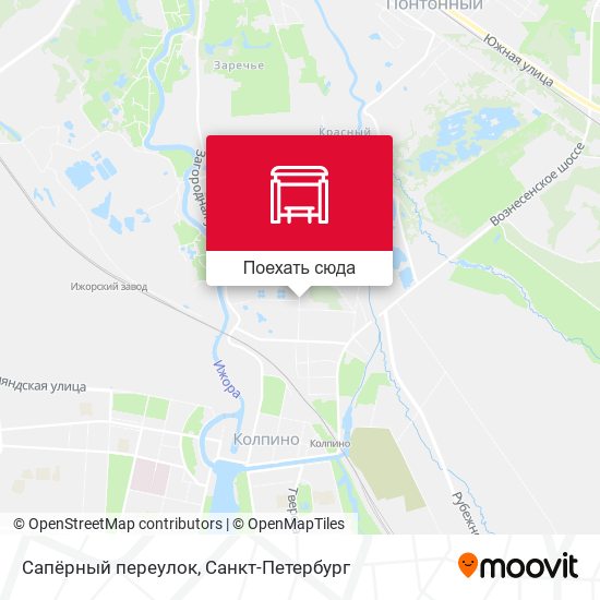 Карта Сапёрный переулок