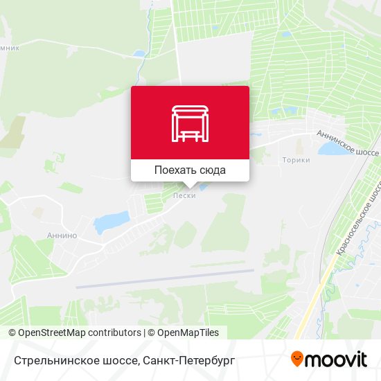 Карта Стрельнинское шоссе