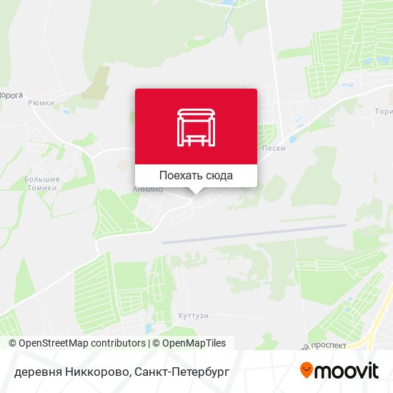 Карта деревня Никкорово
