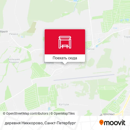 Карта деревня Никкорово