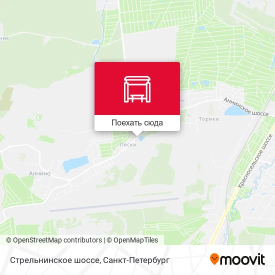 Карта Стрельнинское шоссе