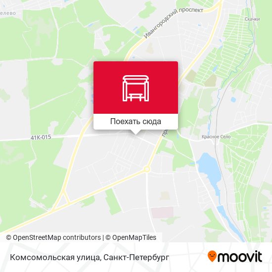 Карта Комсомольская улица