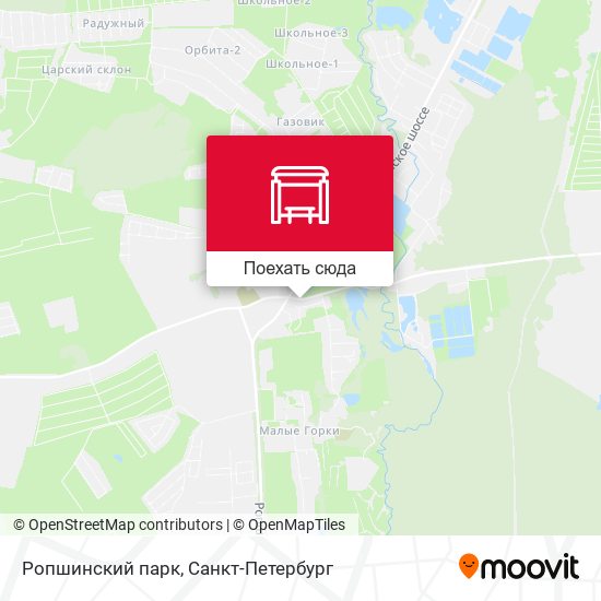 Карта Ропшинский парк