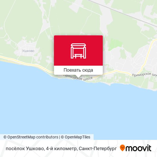 Карта посёлок Ушково, 4-й километр