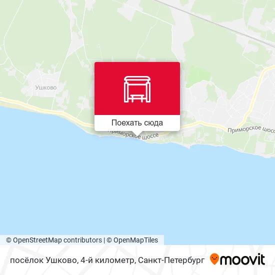 Карта посёлок Ушково, 4-й километр