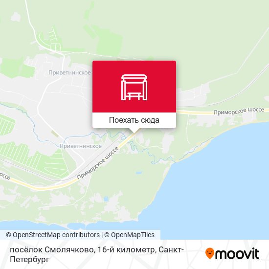 Карта посёлок Смолячково, 16-й километр