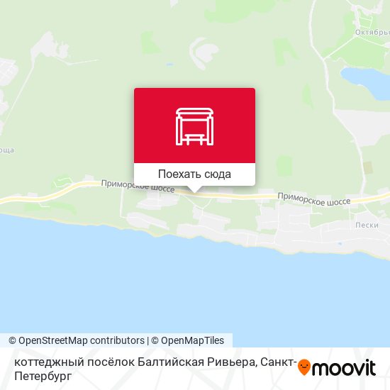 Карта коттеджный посёлок Балтийская Ривьера