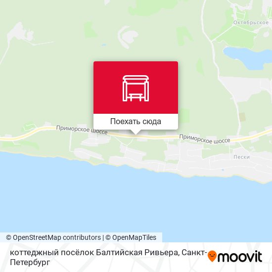 Карта коттеджный посёлок Балтийская Ривьера