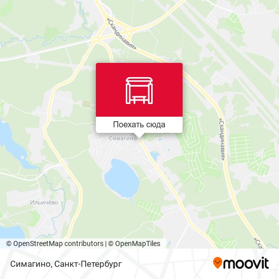 Карта Симагино