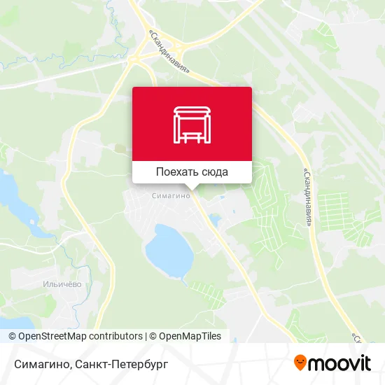 Карта Симагино