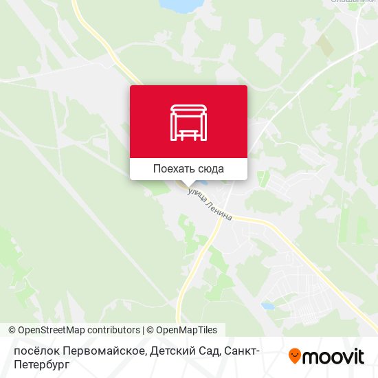 Карта посёлок Первомайское, Детский Сад