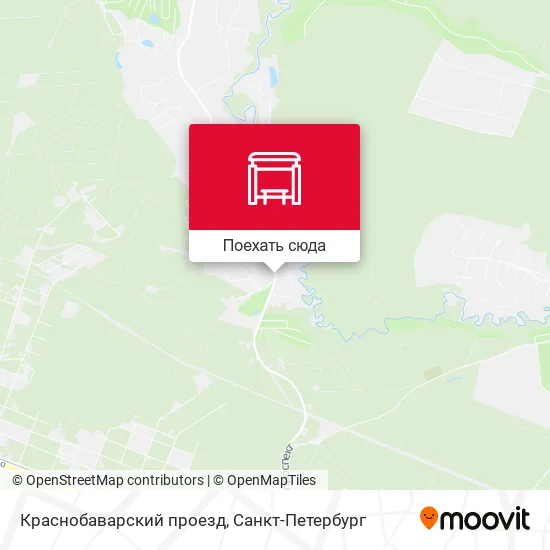 Карта Краснобаварский проезд