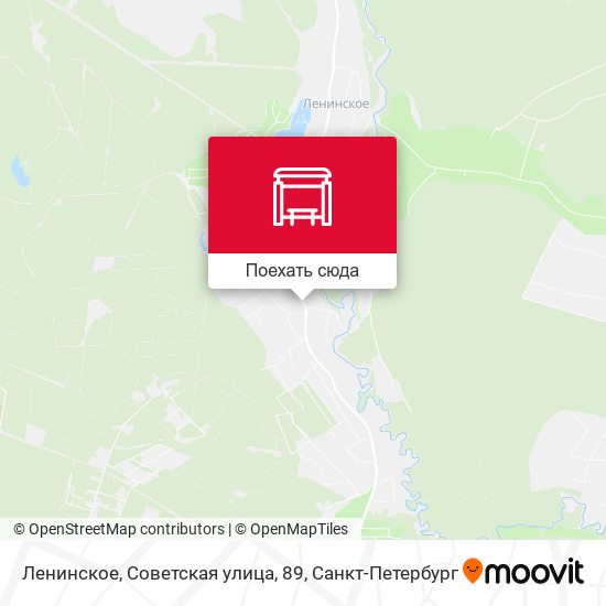 Карта Ленинское, Советская улица, 89