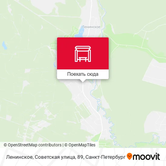 Карта Ленинское, Советская улица, 89