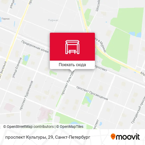 Карта проспект Культуры, 29