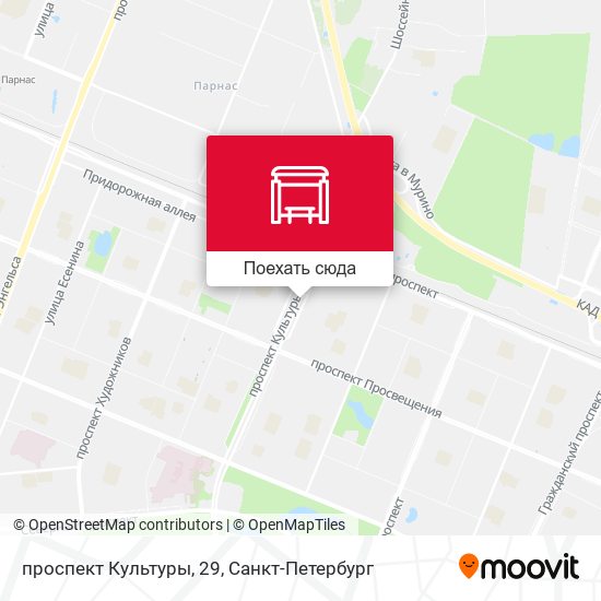 Карта проспект Культуры, 29