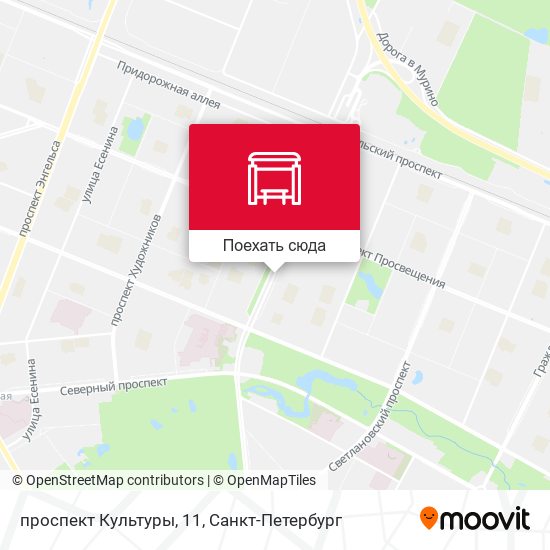 Карта проспект Культуры, 11