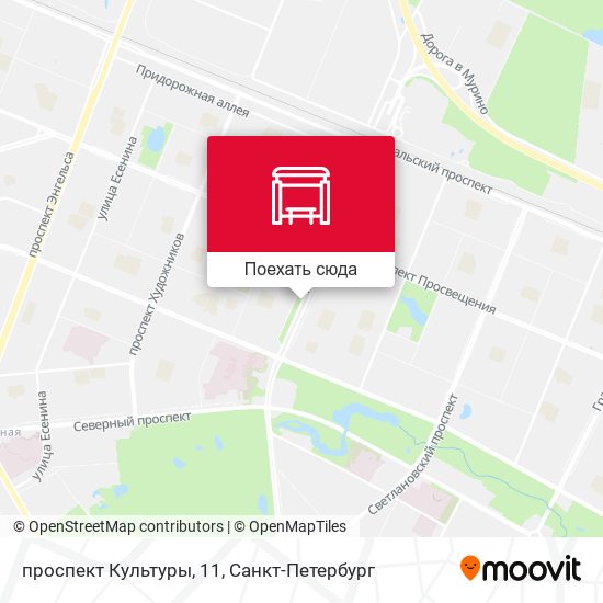 Карта проспект Культуры, 11
