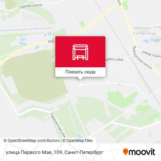 Карта улица Первого Мая, 109
