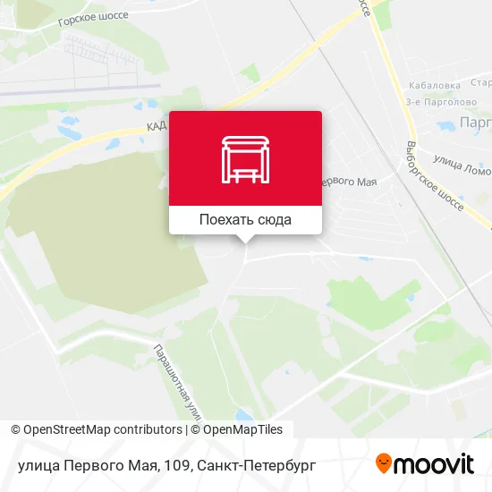 Карта улица Первого Мая, 109
