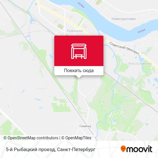 Карта 5-й Рыбацкий проезд
