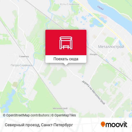 Карта Северный проезд