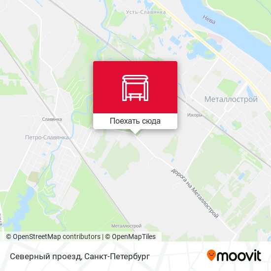 Карта Северный проезд