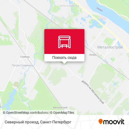 Карта Северный проезд