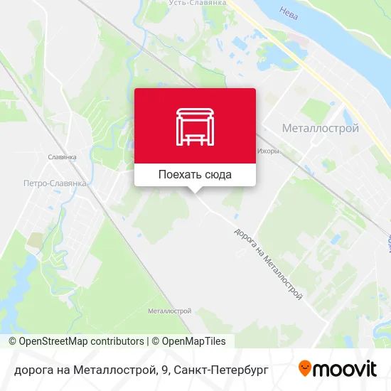 Карта дорога на Металлострой, 9