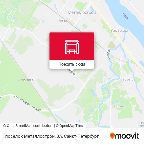 Карта посёлок Металлострой, 3А