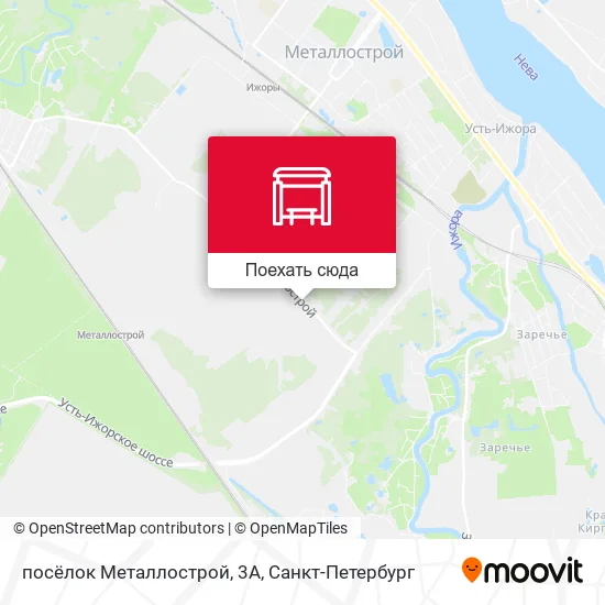 Карта посёлок Металлострой, 3А