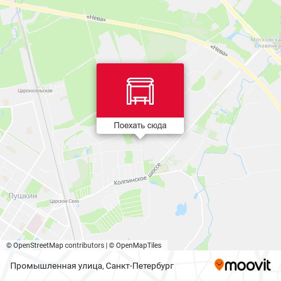 Карта Промышленная улица