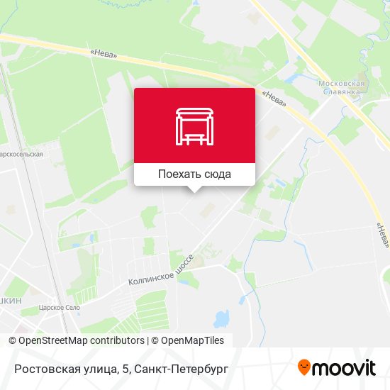 Карта Ростовская улица, 5