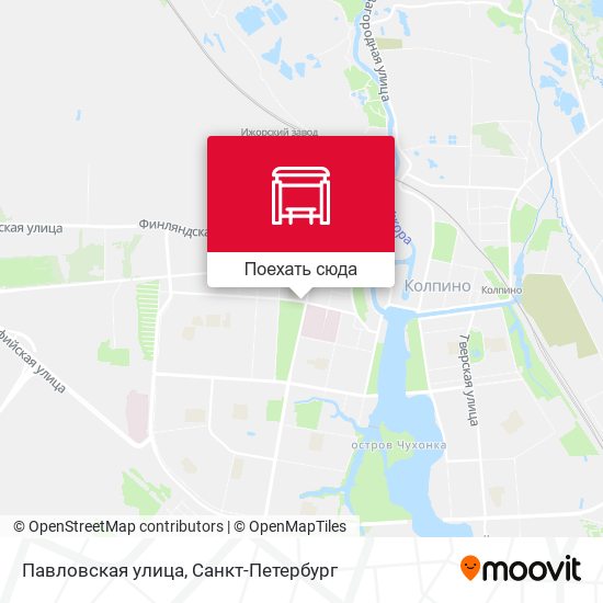 Карта Павловская улица