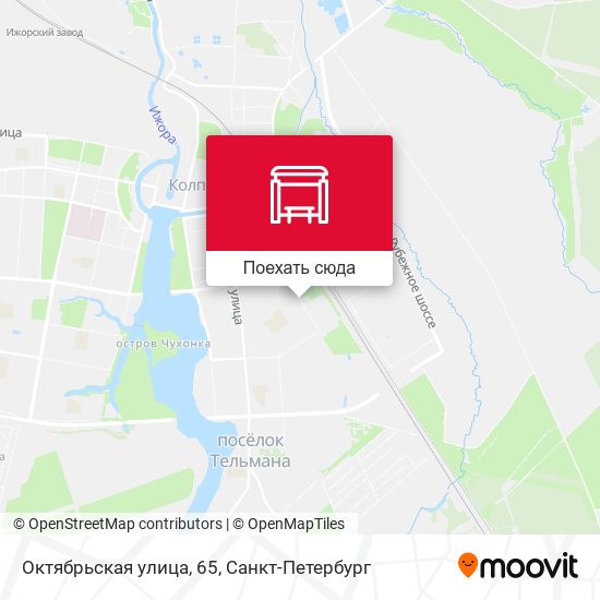 Карта Октябрьская улица, 65
