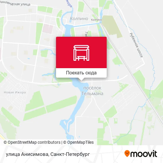 Карта улица Анисимова