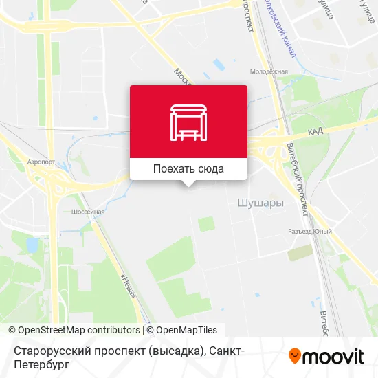 Карта Старорусский проспект (высадка)