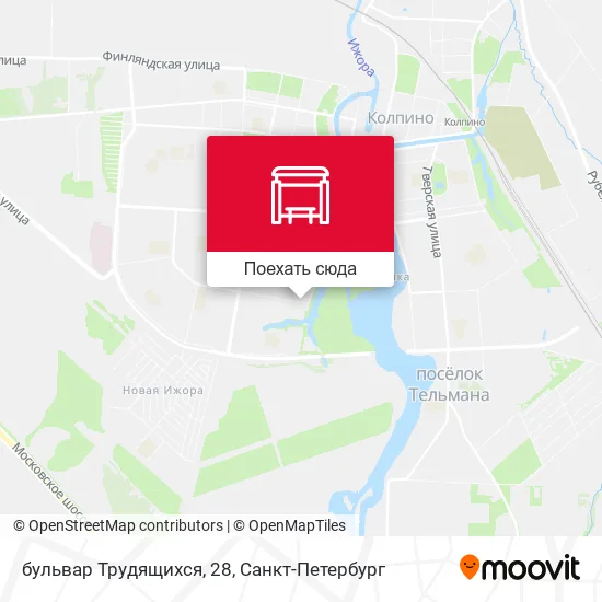 Карта бульвар Трудящихся, 28