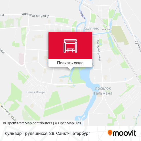 Карта бульвар Трудящихся, 28