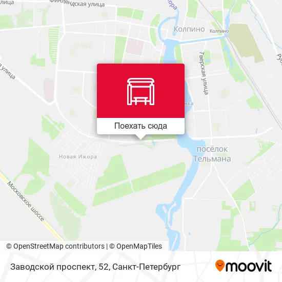 Карта Заводской проспект, 52