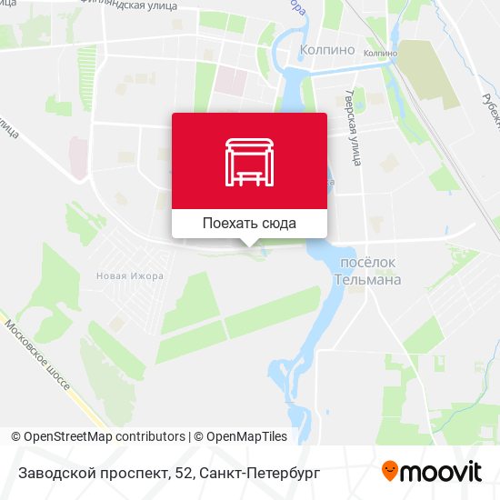 Карта Заводской проспект, 52