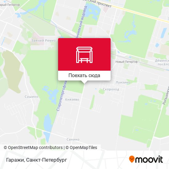 Карта Гаражи