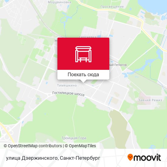 Карта улица Дзержинского