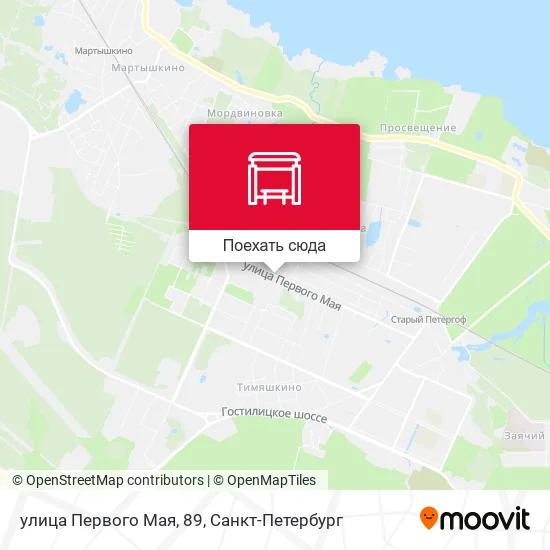Карта улица Первого Мая, 89