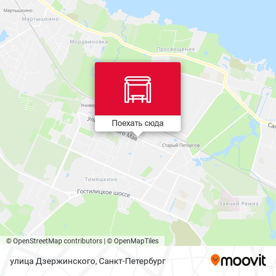 Карта улица Дзержинского