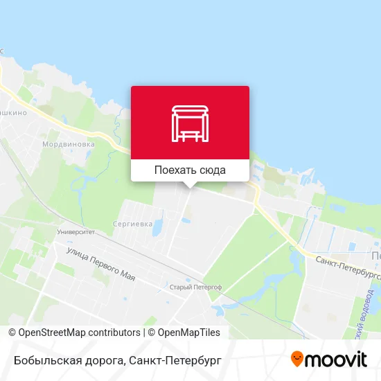 Карта Бобыльская дорога