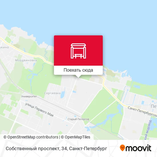 Карта Собственный проспект, 34
