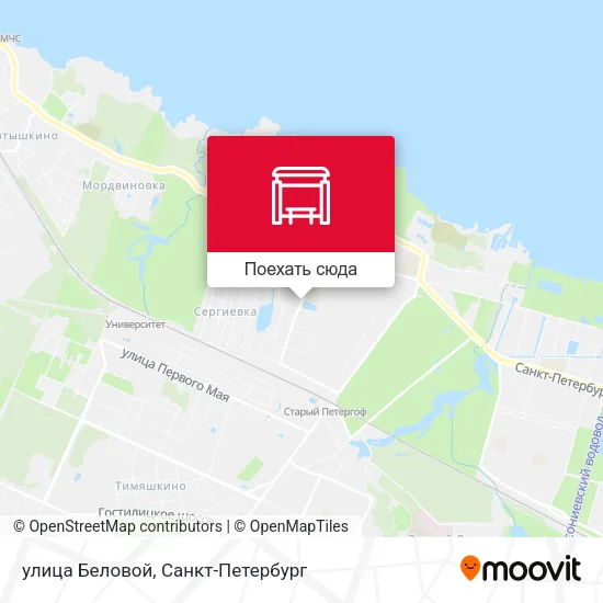 Карта улица Беловой